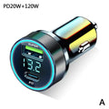 NEW PD 20W Car Charger Super Fast Charge Adapter Type C USB 120W Portable For IPhone 14 Pro Max 13 12 11 IPad Airpods OnePlus Qme black