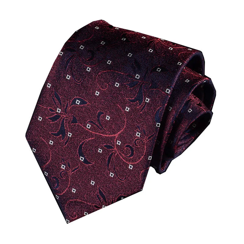100 Real Silk Tie Men's Business Banquet Formal Shirt Accessories Qme RT1