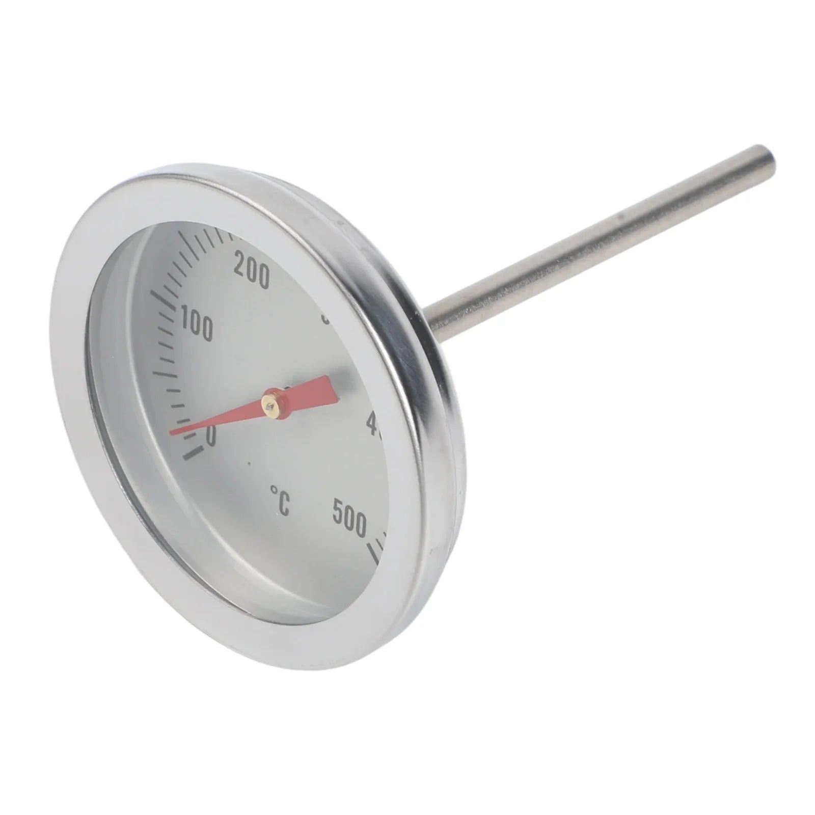 1x 500Degrees For Celsius Oven Thermometer With 70mm Long Sensor For Precise Controlling Stainless Steel BBQ Cooking Thermometer Qme