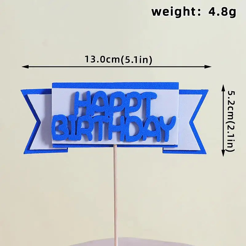 Blue Pink Air Balloon Cake Topper Gender Reveal Party Decoration Kids Qme A21