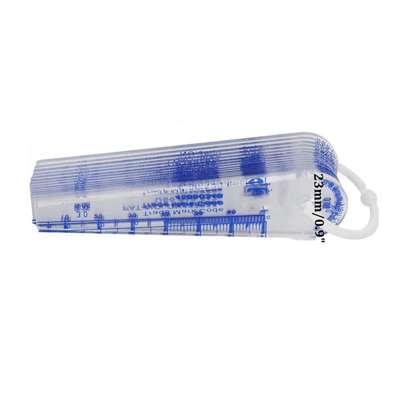Plastic Feeler Gauge 0.05Mm To 3Mm Metric Gap-Measuring Tool 21 Leaf Qme