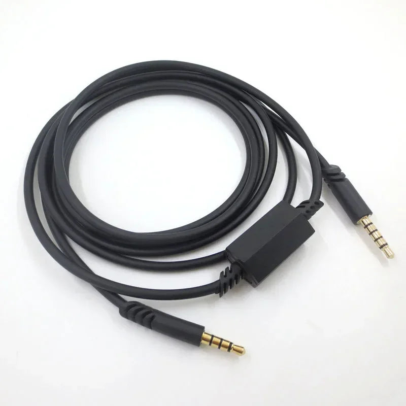 Headphone Cable for Logitech Astro A10 A30 A40 Headphone for Audio Cable Microphone Switch Control Qme