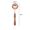 Two Diversion Port Wax Seal Spoon Sealing Spoon With Wooden Handel Wax Sealing Stamp Melting Spoon Wax Seal Warmer Wax Seal Qme 1pcs