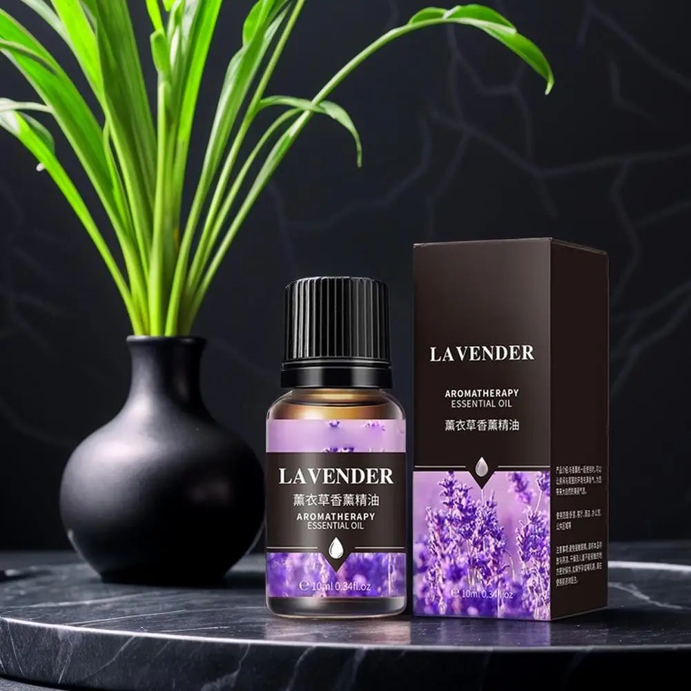 10ml Essential Oils For Aroma Diffuser AirHumidifier Home Water-soluble Lavender Rose Eucalyptus White Peach Oolong Qme