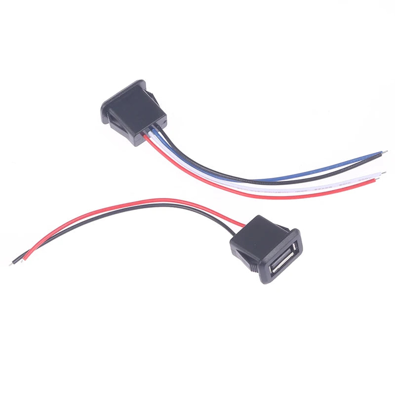 USB 2 0 Female Power Jack USB2 Charging Port Connector Cable Charger Qme