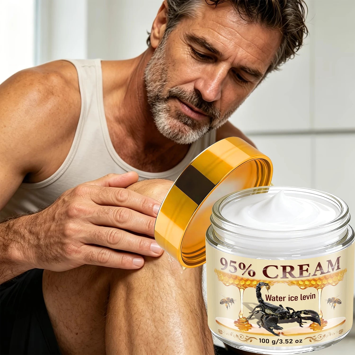 97% Bee Venom Body Cream Infused Collagen Niacinamide, Hydrating Firming Body Moisturizer Qme