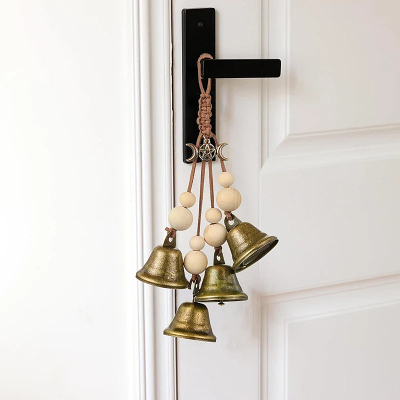 Magic Witch Wind Chimes Bell Hanging Decor Bells Door Protection Qme