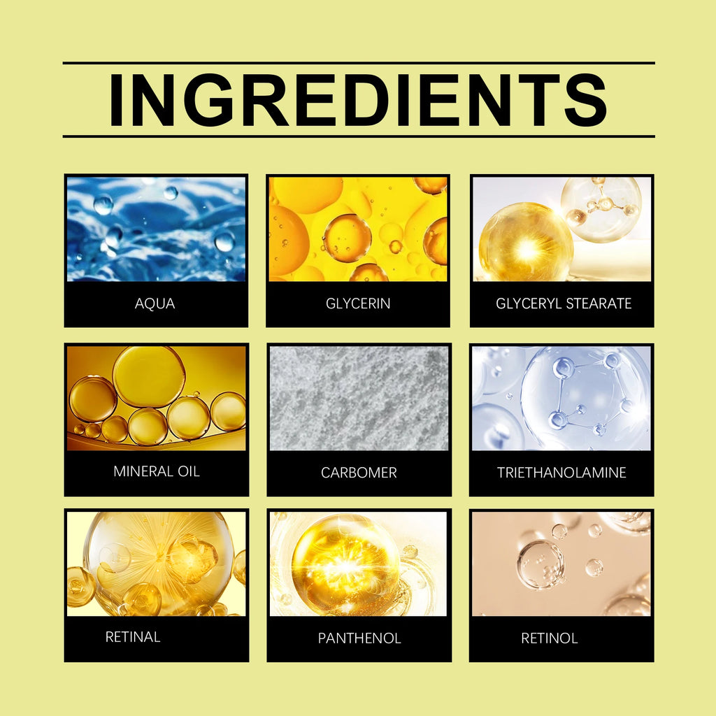 Retinol Brighten Firming Cream Tightening Anti Wrinkle Improve Dullness Redness Sagging Fine Line Moisturize Nourish Skin Cream Qme