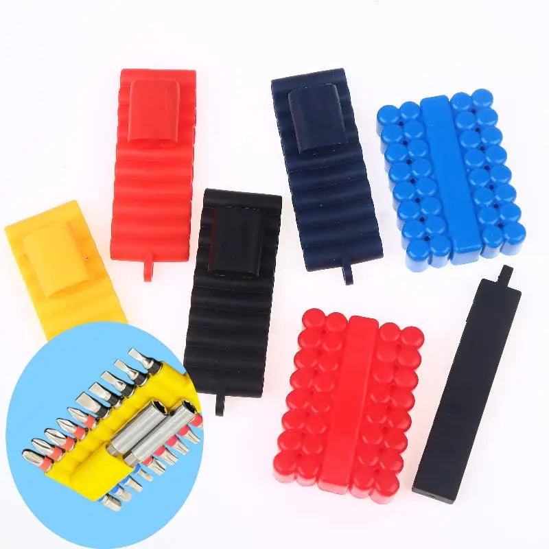 2 3 10 22 32 Holes Storage Case Screw Driver Head Drill Bits Stand Qme