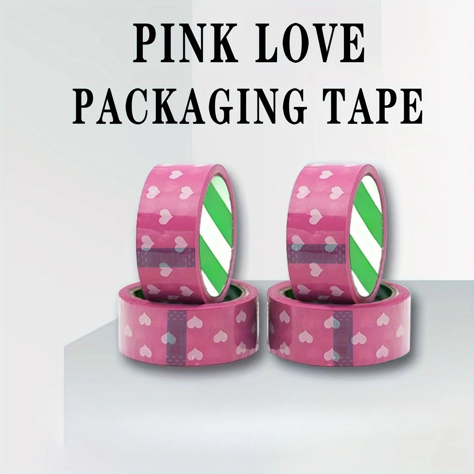 Packaging Tape, Gift Tape, Love Packaging Tape Printed Tape, Suitable for Gift Box Packaging, Express Delivery, Warehouse, Qme