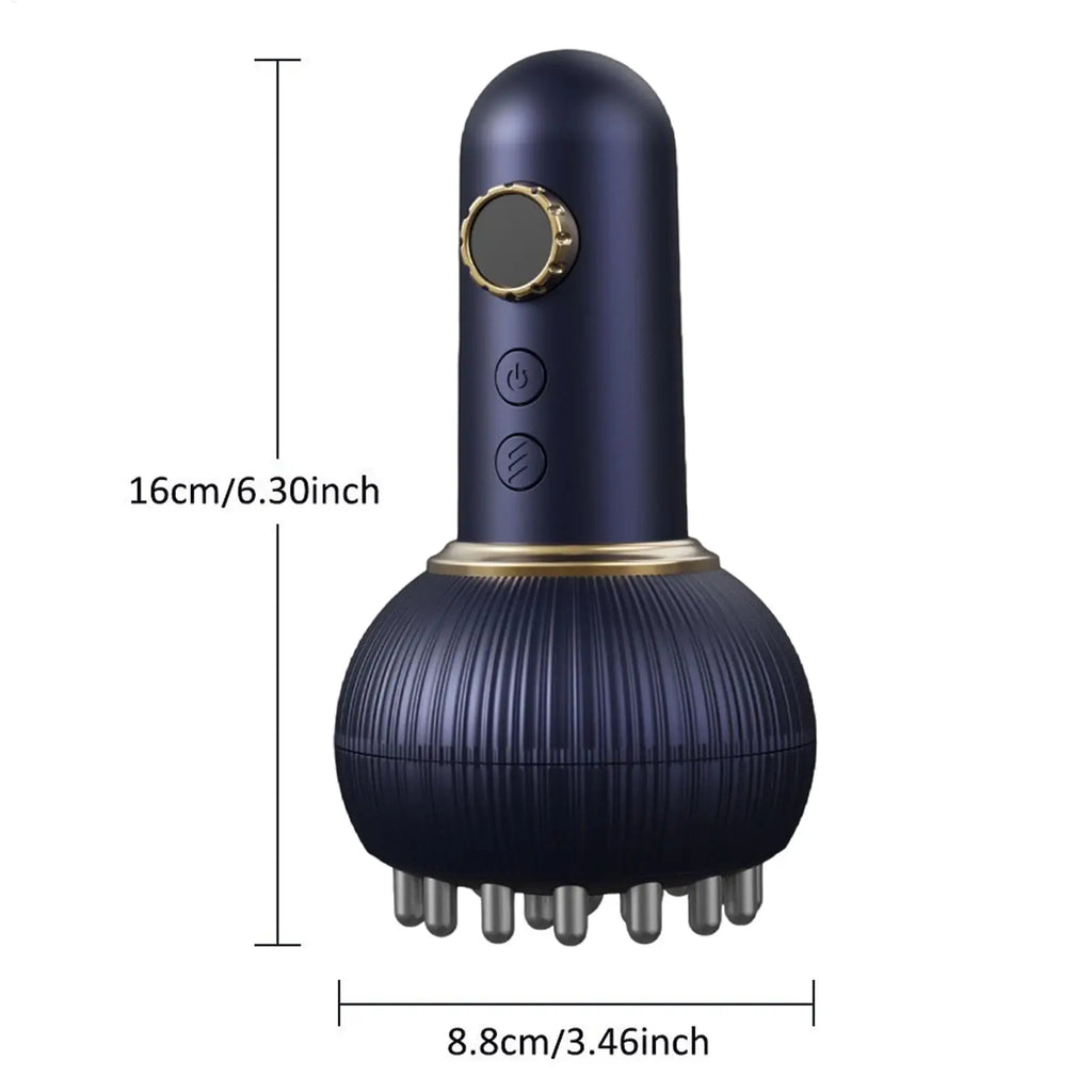 Meridian Massage Brush USB Rechargeable Body Massager Gua Sha Leg Qme
