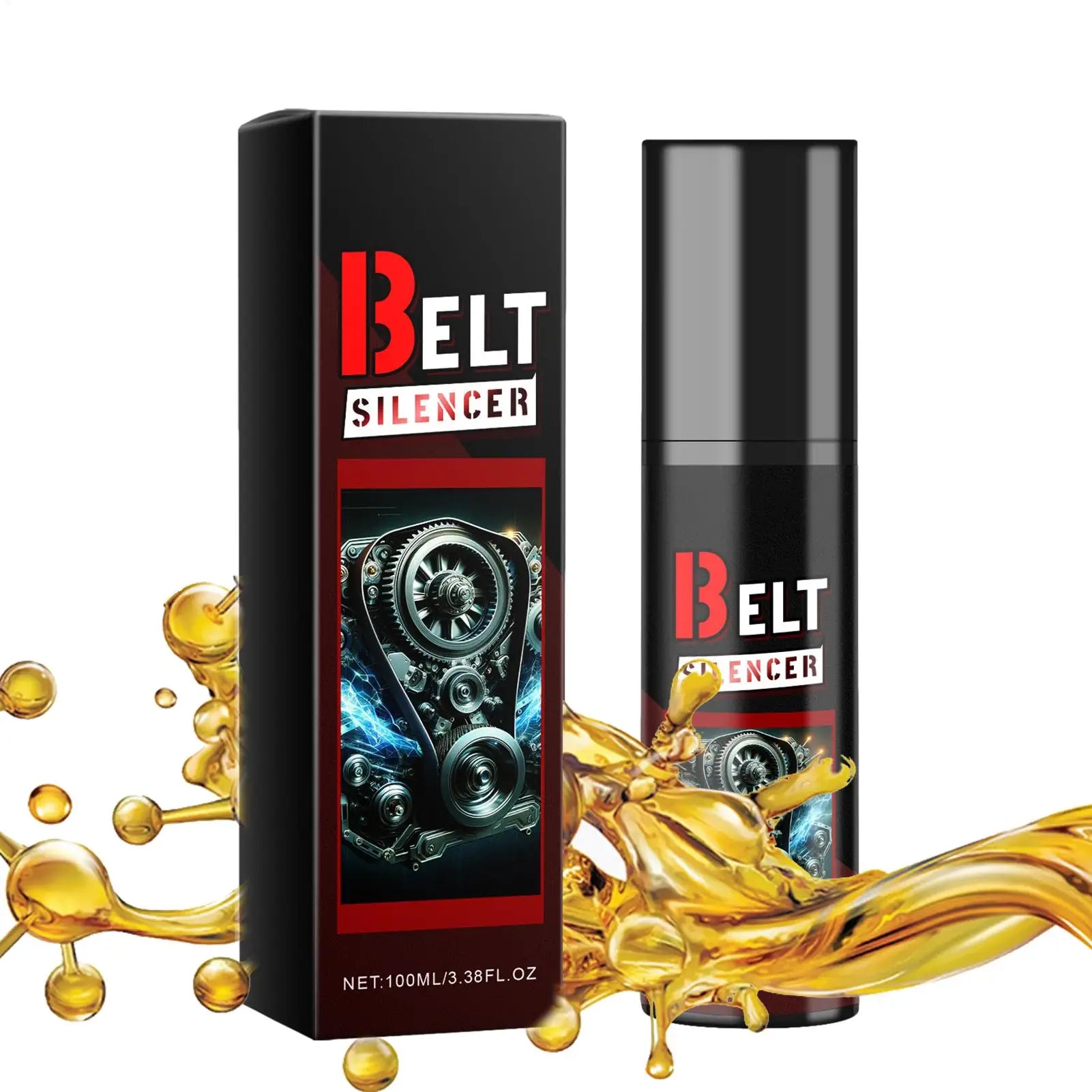 1PC Belt Dressing Spray Automotive 100ml Belt Noise Lubrication Protection Spray Spray-On Dressing Noise Lubrication Protection Qme