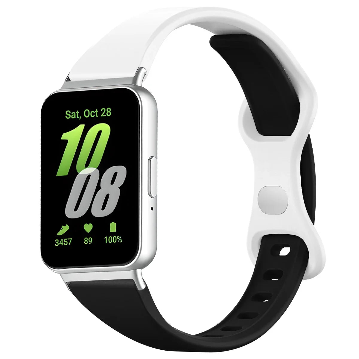 Strap for Galaxy Fit 3 Watch Strap Samsung Girls Adapter Woman Accessories Strap Band Bracelet Silicone Women Bracelet Qme WB for Galaxy Fit 3