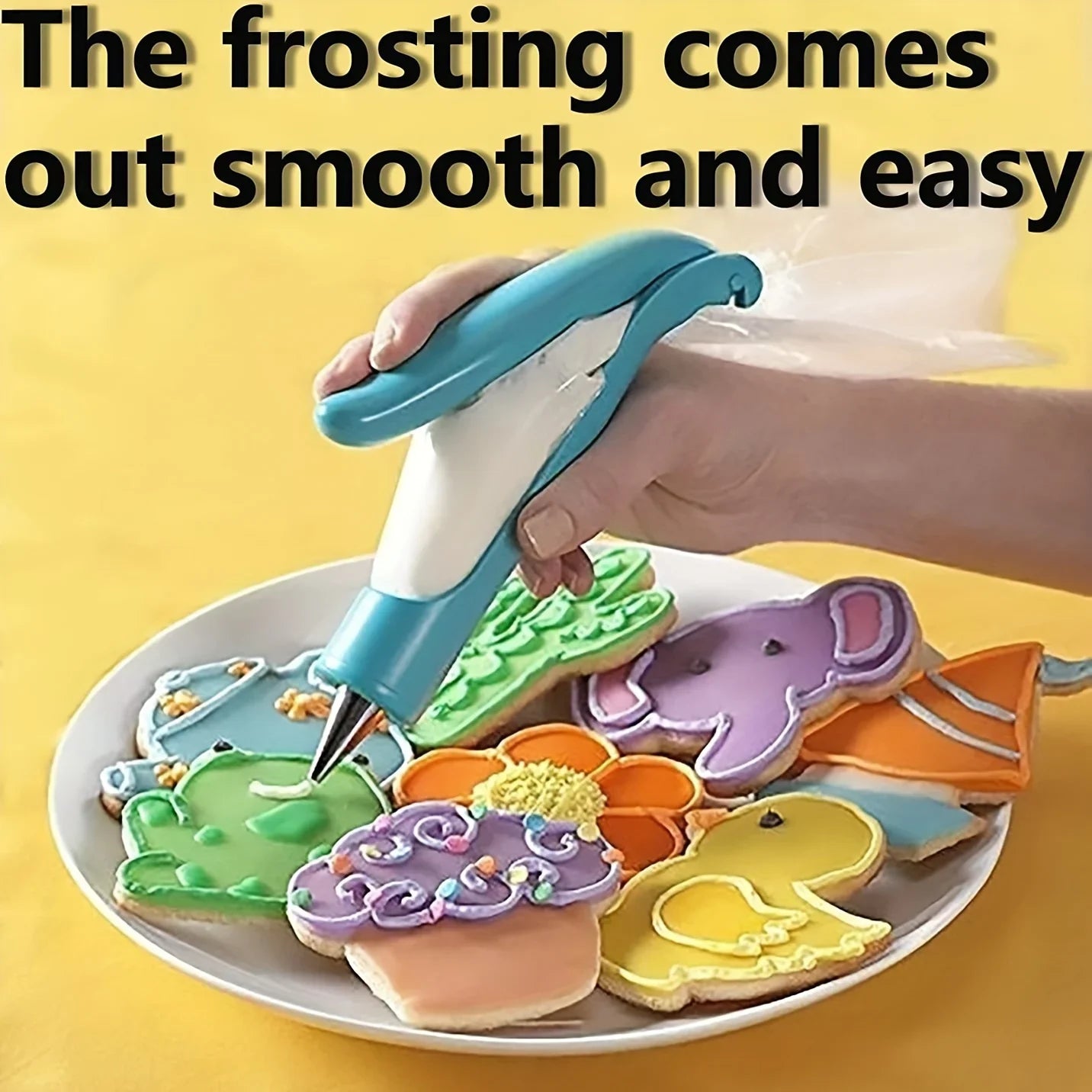 17pcs Cake Decorating Tool Set Cake Decorating Pen Baking Tool Kit Pastry Icing Piping Cookie Cream Squeezer Piping Gun, Qme
