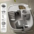 Luxury Large Capacity Hamster Golden Hamster Cage Habitat Villa Large 2-Layer Platform Cage Hiding Nest Small Pet Supplies Qme A5