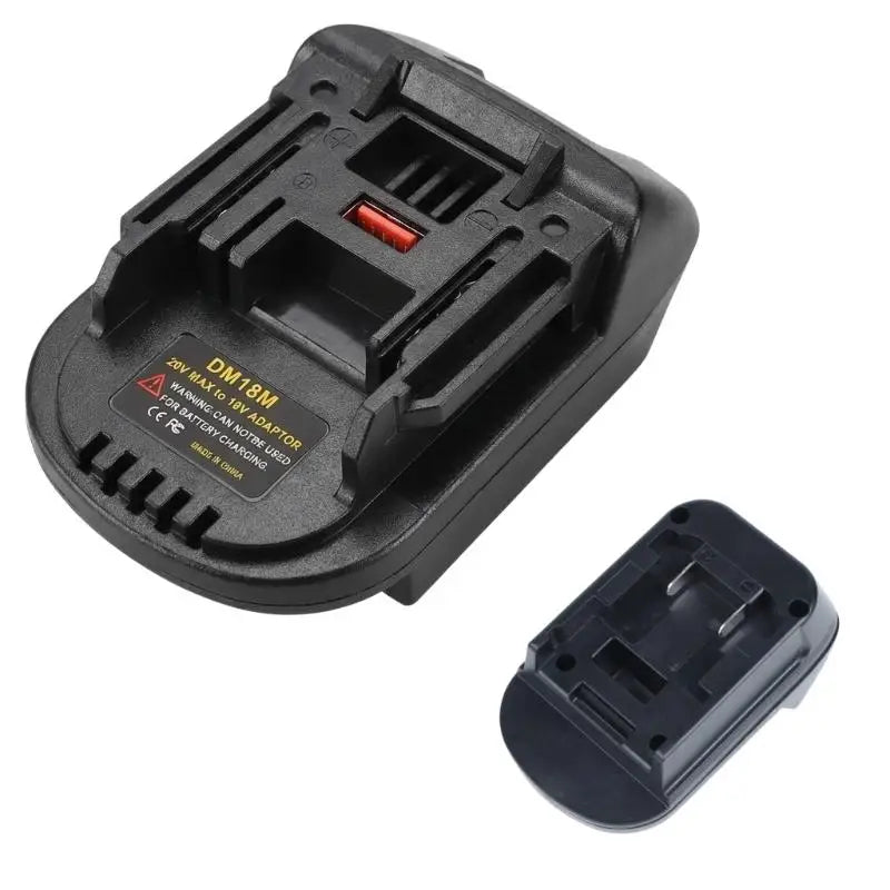 DM18M Compatible ABS Battery Adapter Stable Power Output Accessory Qme Default Title
