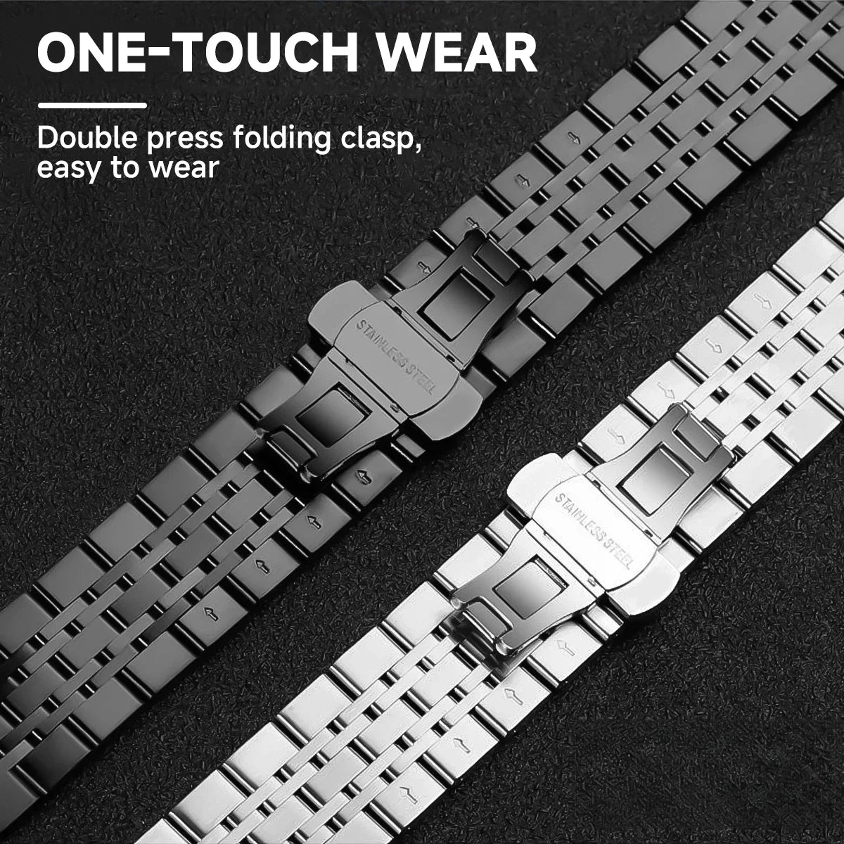 Stainless Steel Strap For Samsung Galaxy Fit 3 Metal Bracelet Luxury Bussiness Band For Samsung Galaxy Fit3 SM-R390 Accessories Qme
