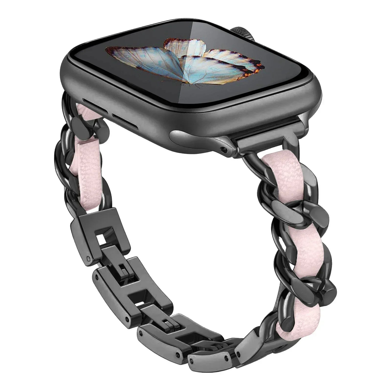 Stainless Steel Strap for Apple Watch Band 49mm 38mm 42mm 40mm 44mm Metal Bracelet iWatch Series 8 7 6 SE 5 4 3 2 1 ultra Strap Qme BP 38 40 41mm