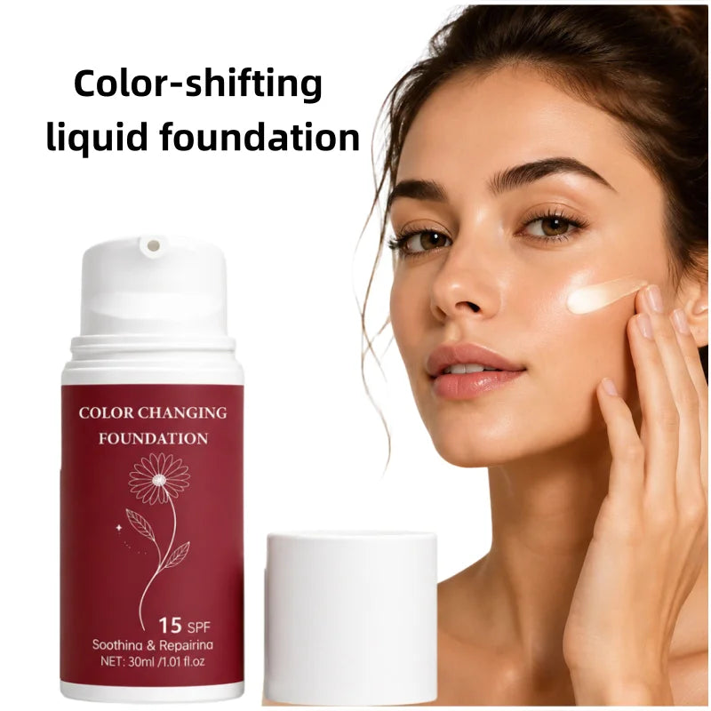 Changing Liquid Foundation Temperature Regulating Skin Concealer Qme