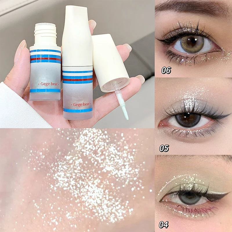 Gege Bear Sparkling Diamond Liquid Eyeshadow Versatile Highlighter No Qme