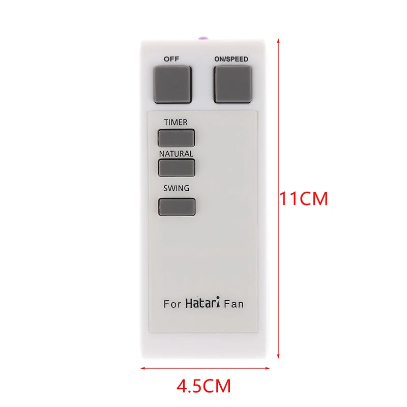 Remote Control Replacement HATARI Fan Home Controller Accessories Qme White