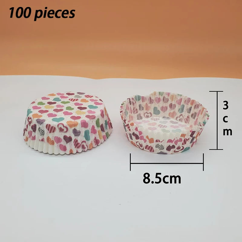 High-temperature Resistant Baking Chocolate Paper Cups Bread Cake 100 Qme A10
