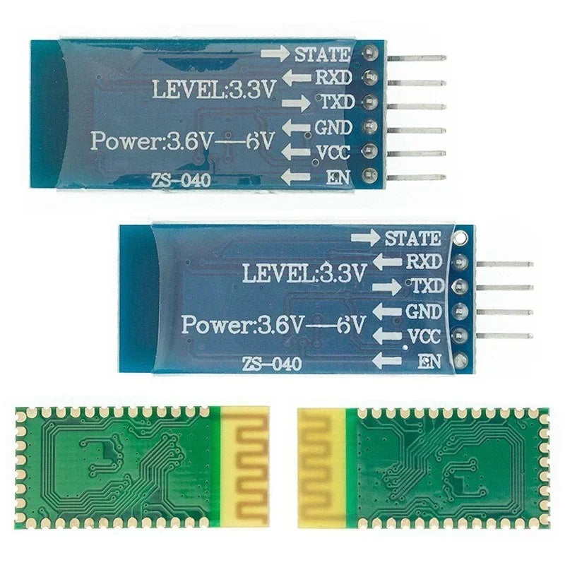 NEW HC-05 HC 05 Wireless Bluetooth Transceiver Slave Module RS232 / TTL To UART Converter and Adapter Qme