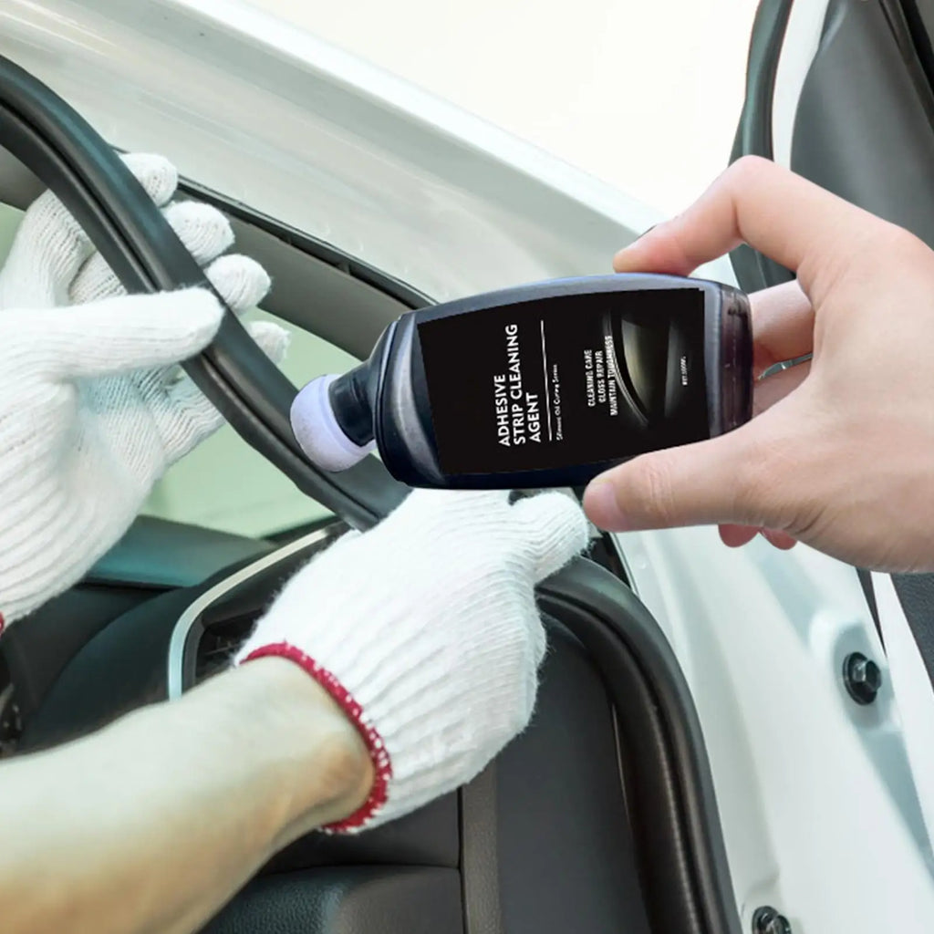 For all Vehicles Car Rubber Conditioner Rubber Strip Conditioner Softening Agent Rubber Cleaner Car Maintenance Eliminates Noise Qme