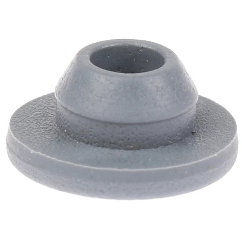 100Pcs Rubber Stoppers Self Sealing Injection Ports For 13mm Glass Bottles Qme