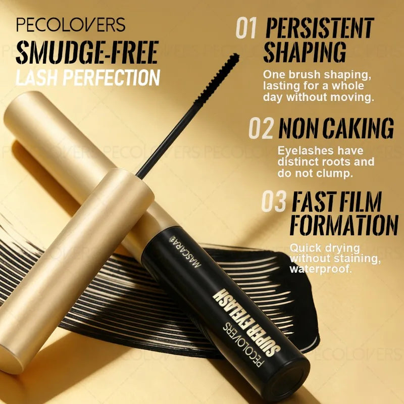 Black Mascara Creates Thick Eyelashes Naturally Enlarges Eyes Qme
