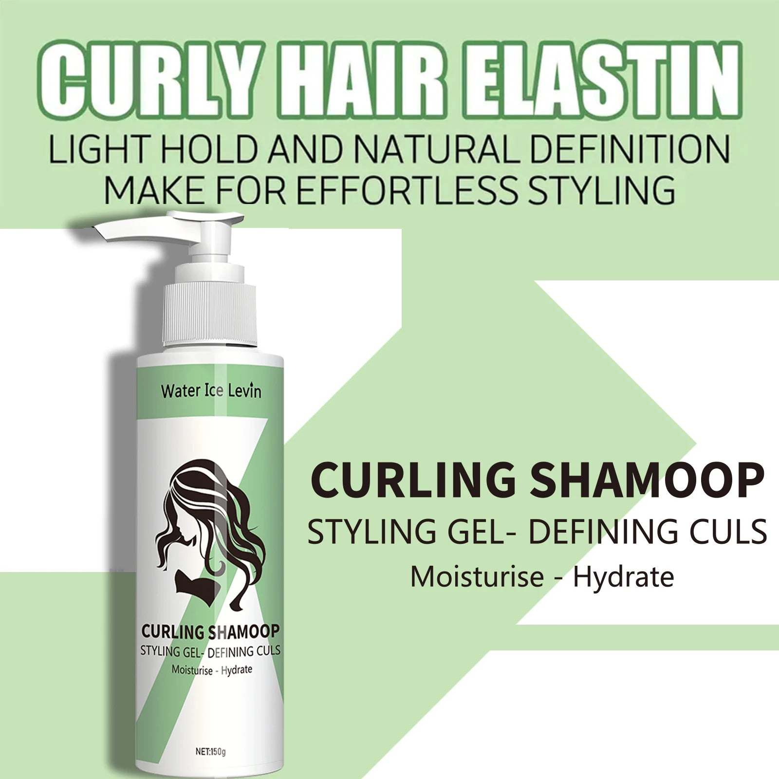 Shampooing pour cheveux normaux - conditionneur neutre, 150 g hydratant stretch curl Qme