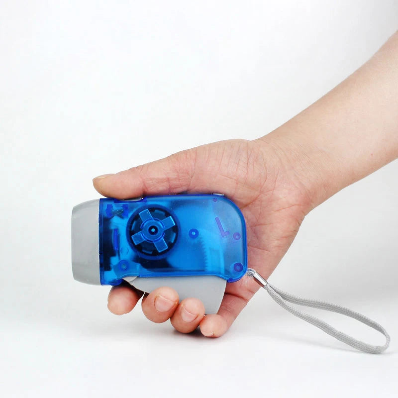 Household Hand-held Self Generating Flashlight Rechargeable Outdoor Qme