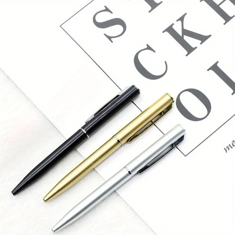 Mini Ballpoint Pens 4 Inch Short Black Ink Ballpoint Pen Writing Instruments For Notebook Pocket Signature Notepad School Office Qme