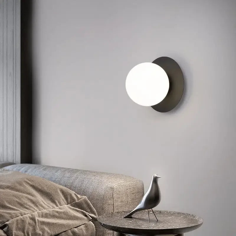 Modern Minimalist and Luxurious Bedroom Bedside Wall Lamp Nordic Minimalist Living Room Background Wall Lamp Staircase Corridor Qme