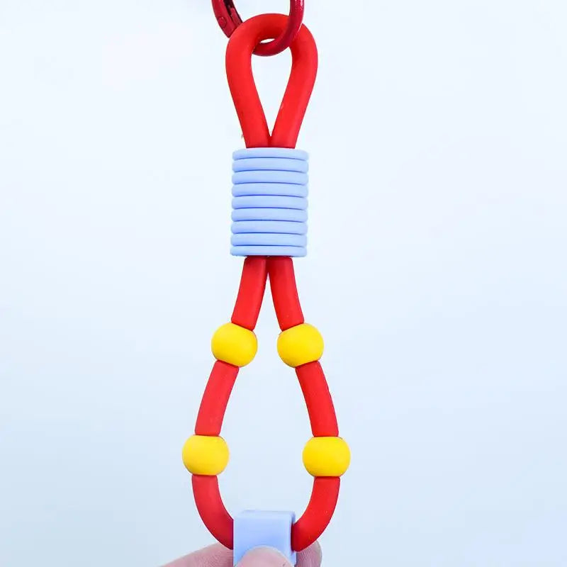 Water Bottle Straps Accessories Durable Carrier Straw Cups Rope Qme Red