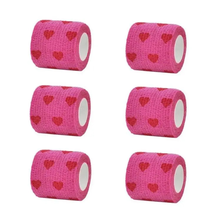 Tattoo Grip Bandage Cover Wraps Tapes Non-woven Waterproof for Pet Self Adhesive Finger Wrist Protection Tattoo Accessories Qme 6PCS