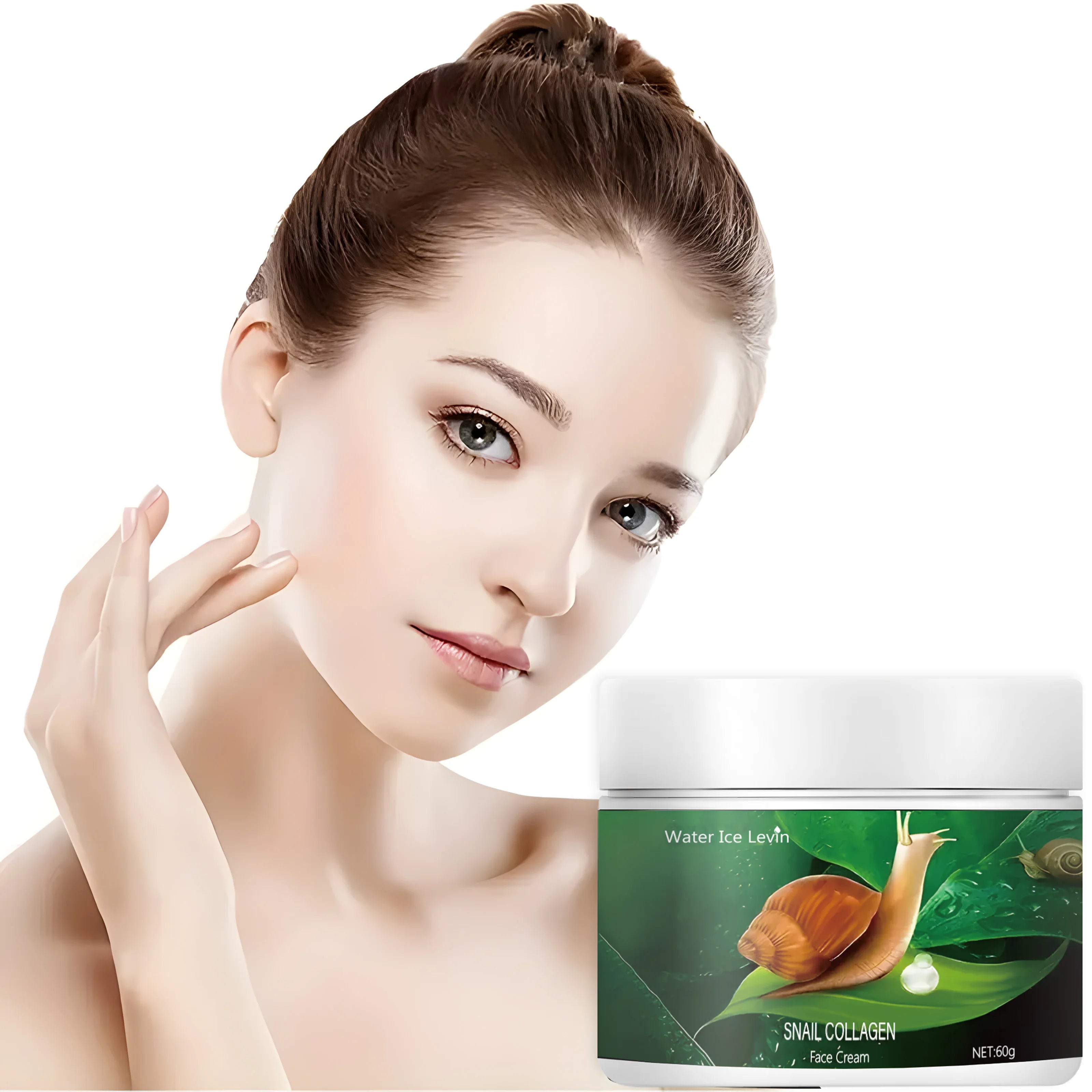 Snail anti-wrinkle cream firming up anti-aging fade fine lines moisturizing whitening repair skin care cosmetics Qme