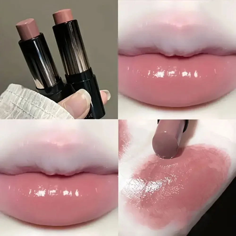 Glossy Mirror Lipstick Red Brown Shade Moisturizing Waterproof Qme