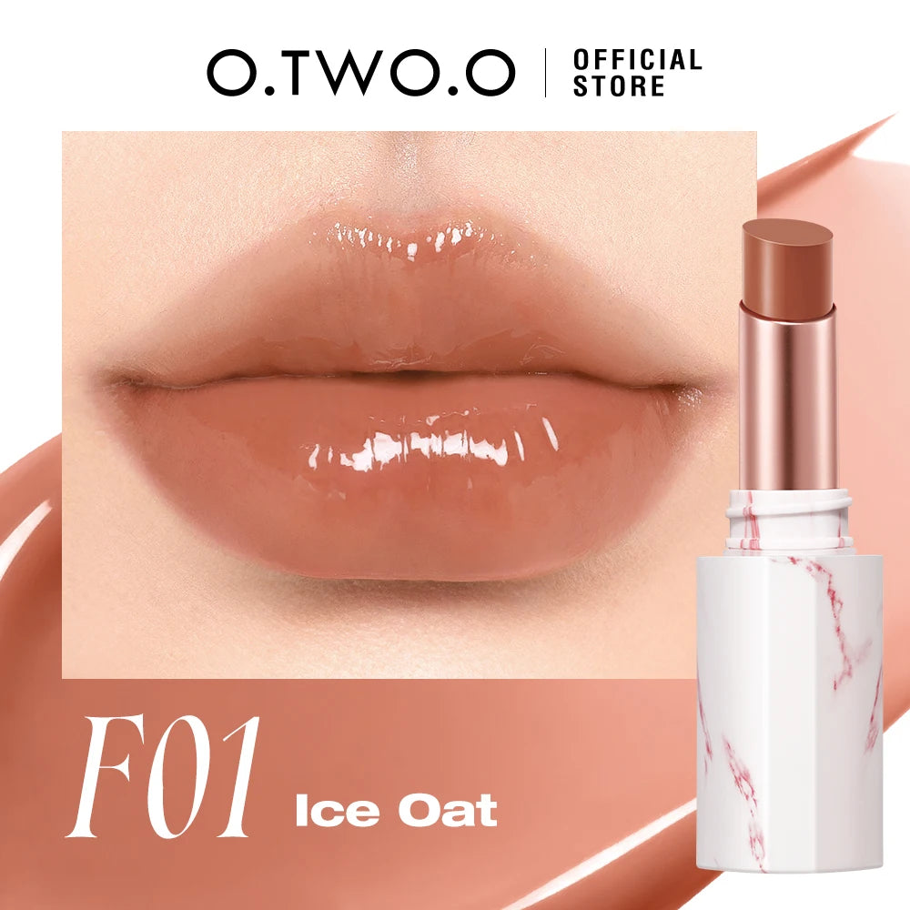 O TWO Glossy Lipstick Lip Tint Mirror Ice-film 24h Moisturize Nourish Qme F01 China Mainland Full Size