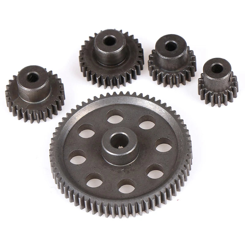 HSP Steel Metal Spur Differential Main Gear 17T/21T/26T/29T/64T Pinion Gear Qme