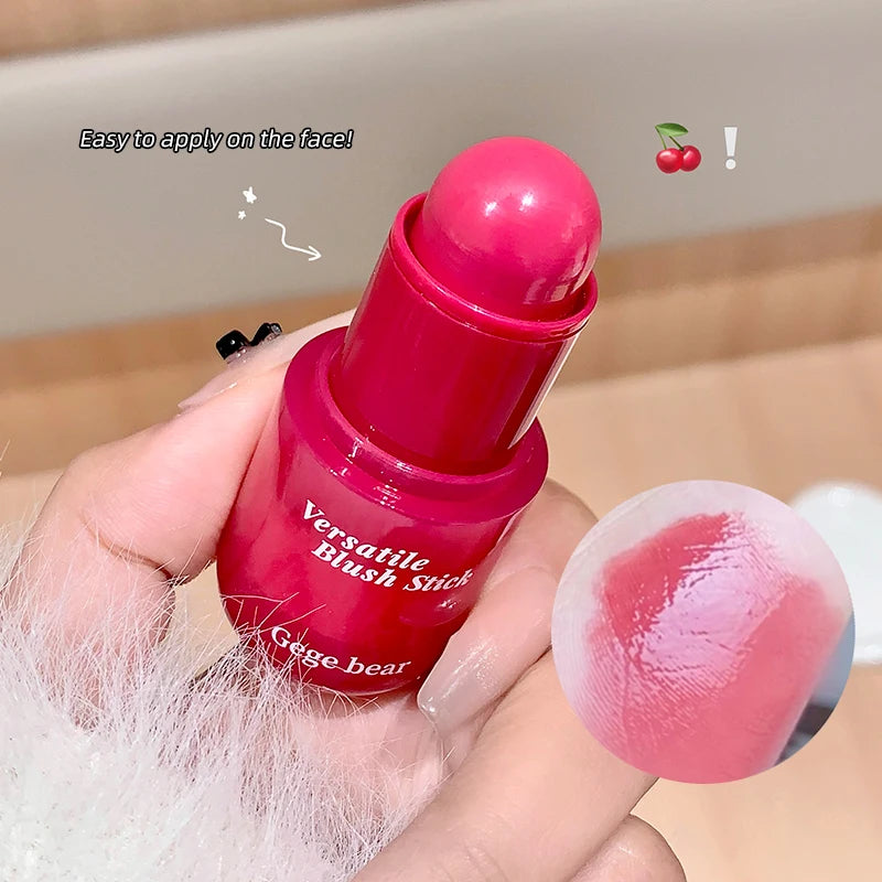 Gege Bear Korean-style Water Glow Multi-use Blush Stick Hydrating Qme