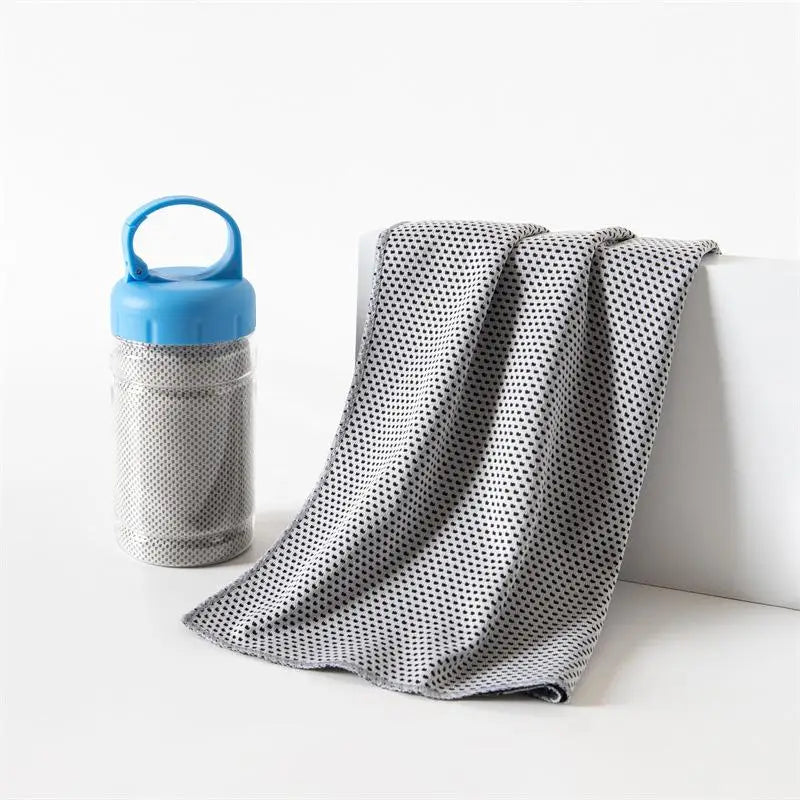 1Pcs Breathable Cooling Towel Ultra Soft Lightweight Microfiber Towels Quick Drying Sunstroke Prevention Yoga Swimming Gym Towel Qme A9