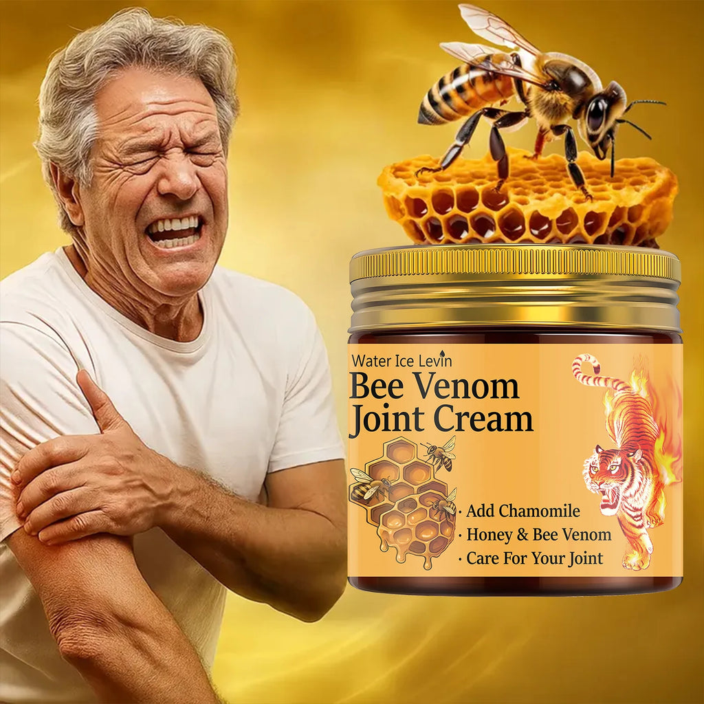 Bee Venom Joint Cream with Chamomile & Honey - Moisturizing & Firming Formula for Elastic Skin & Joint Care Qme
