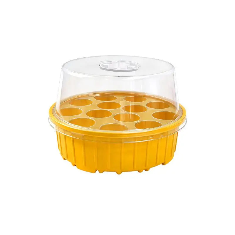 Clear Lid Seedlings DIY Accessories ABS Hydroponic Germination Tray Qme A3