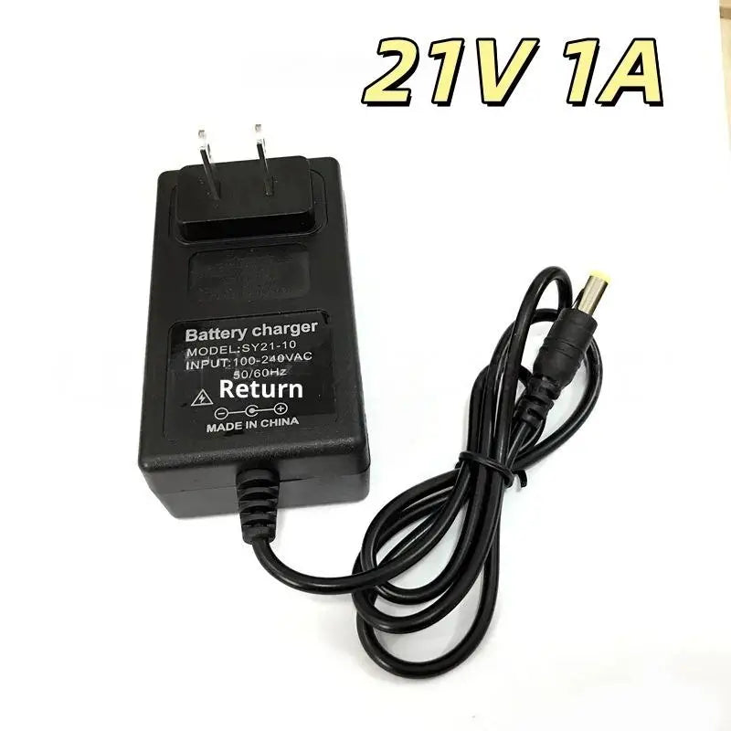Universal Adapter Fast Charger 21V 1A 2A DC Electric Wrench Lithium Qme 21V1A