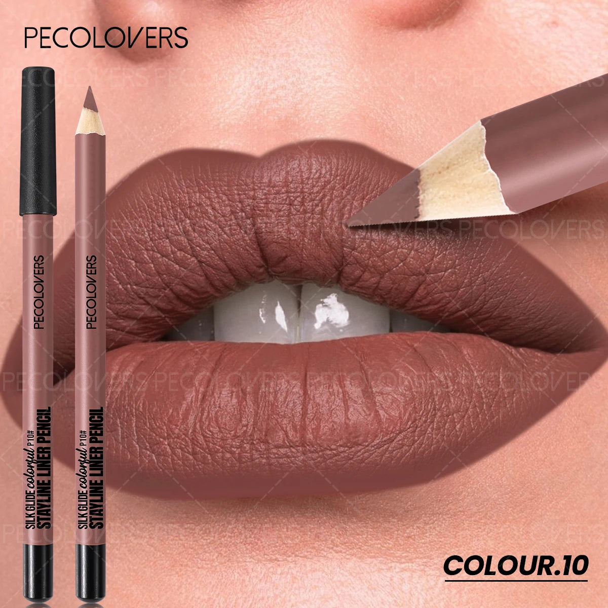 Matte Lipliner Second Back Lip Contour Plump Charming Lips Non Drying Qme 10