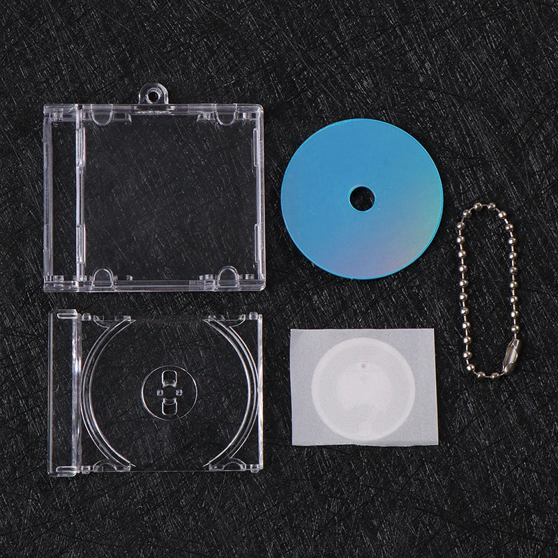NFC Functional CD Disc Music Lovers Create Personalized TS Key Chain Qme A2NFC