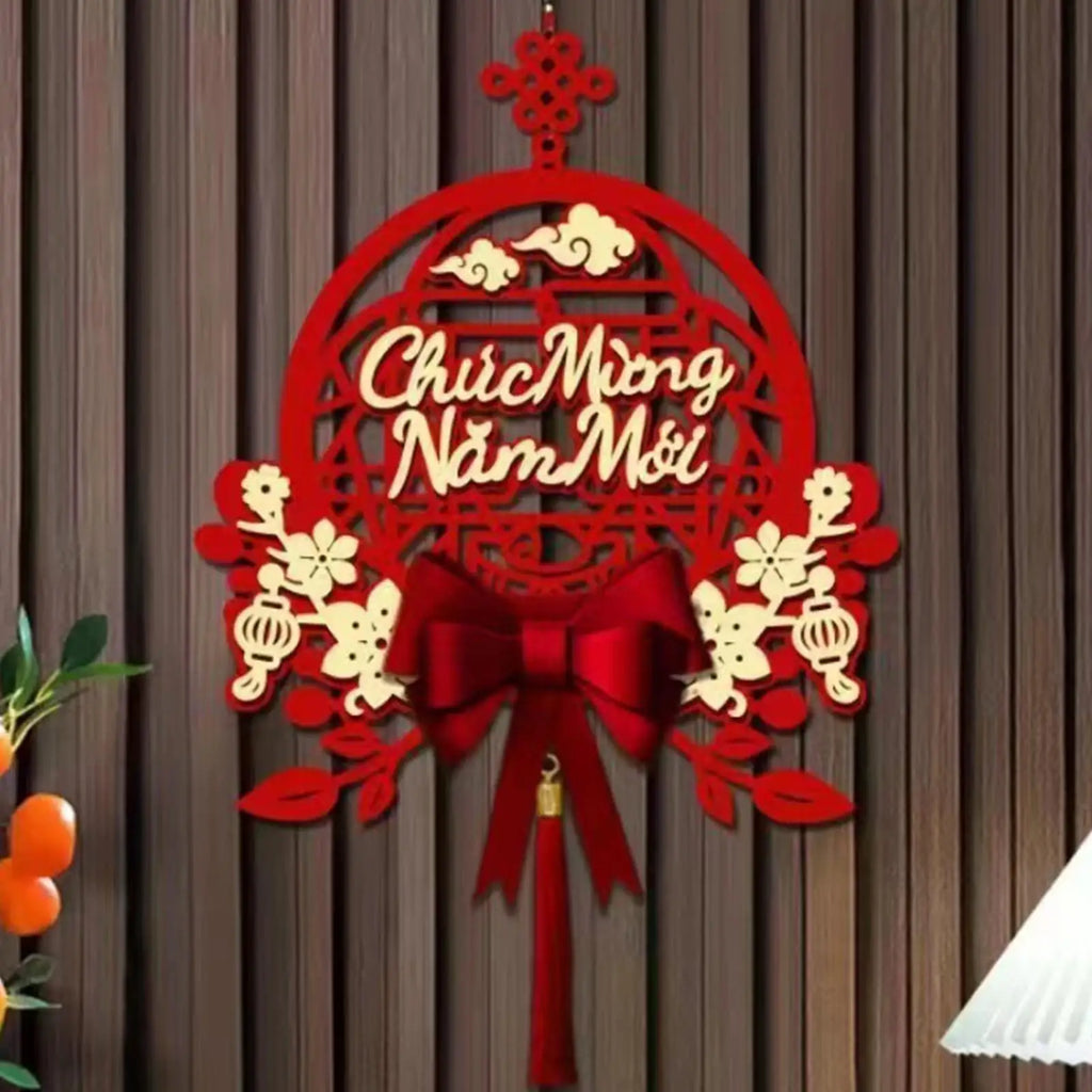 Vietnamese Year Ornaments 2026 Wall Couplets Decorations Festival Qme