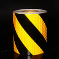 Yellow Twill Reflective Tapes Waterproof Adhesive Strips Hazard Reflector Warning Conspicuity Stickers Qme 20cm 10m