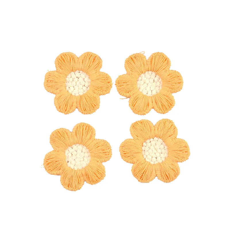 20pcs 3.1cm Colorful Mix Flower Patches Embroidery Clothes Sewing Garment Appliques Accessories DIY Scrapbook Home Crafts c4047 Qme 7
